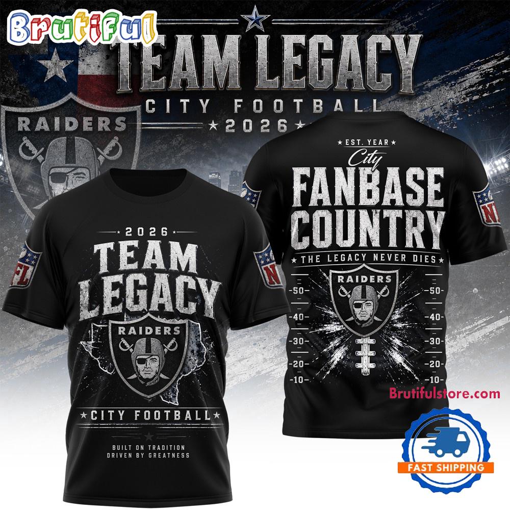 Las Vegas Raiders NFL Gridiron Dynasty Limited Edition 3D Shirt