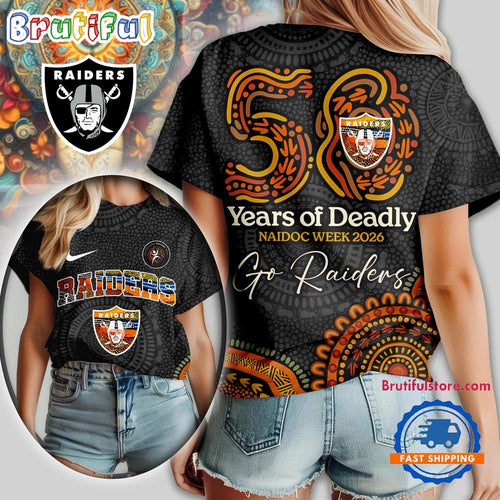 Las Vegas Raiders NFL Naidoc Week 2026 Unisex T Shirt