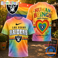 Las Vegas Raiders NFL Pride Human Being Color May Vary 3D T Shirt