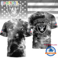 Las Vegas Raiders NFL Sunday Legends Tie Dye 3D Shirt
