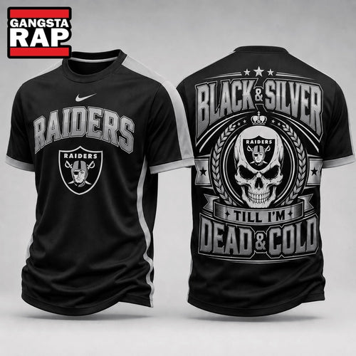 Las Vegas Raiders NFL Till I’m Dead Forever Skull Fan Pride 3D Shirt, Football New Design Shirt Hoodie T-Shirt