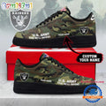 Las Vegas Raiders NFL US Army Custom Air Force 1 Shoes Sneaker