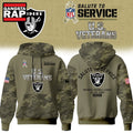 Las Vegas Raiders NFL US Veterans Salute To Service 2026 Hoodie Shirt, Football New Design Shirt