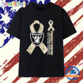 Las Vegas Raiders Proudly Served Honor Courage Commitment T Shirt
