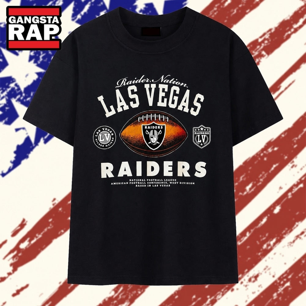 Las Vegas Raiders Raider Nation football T Shirt