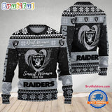 Las Vegas Raiders Real Women Love Football Ugly Christmas Sweater