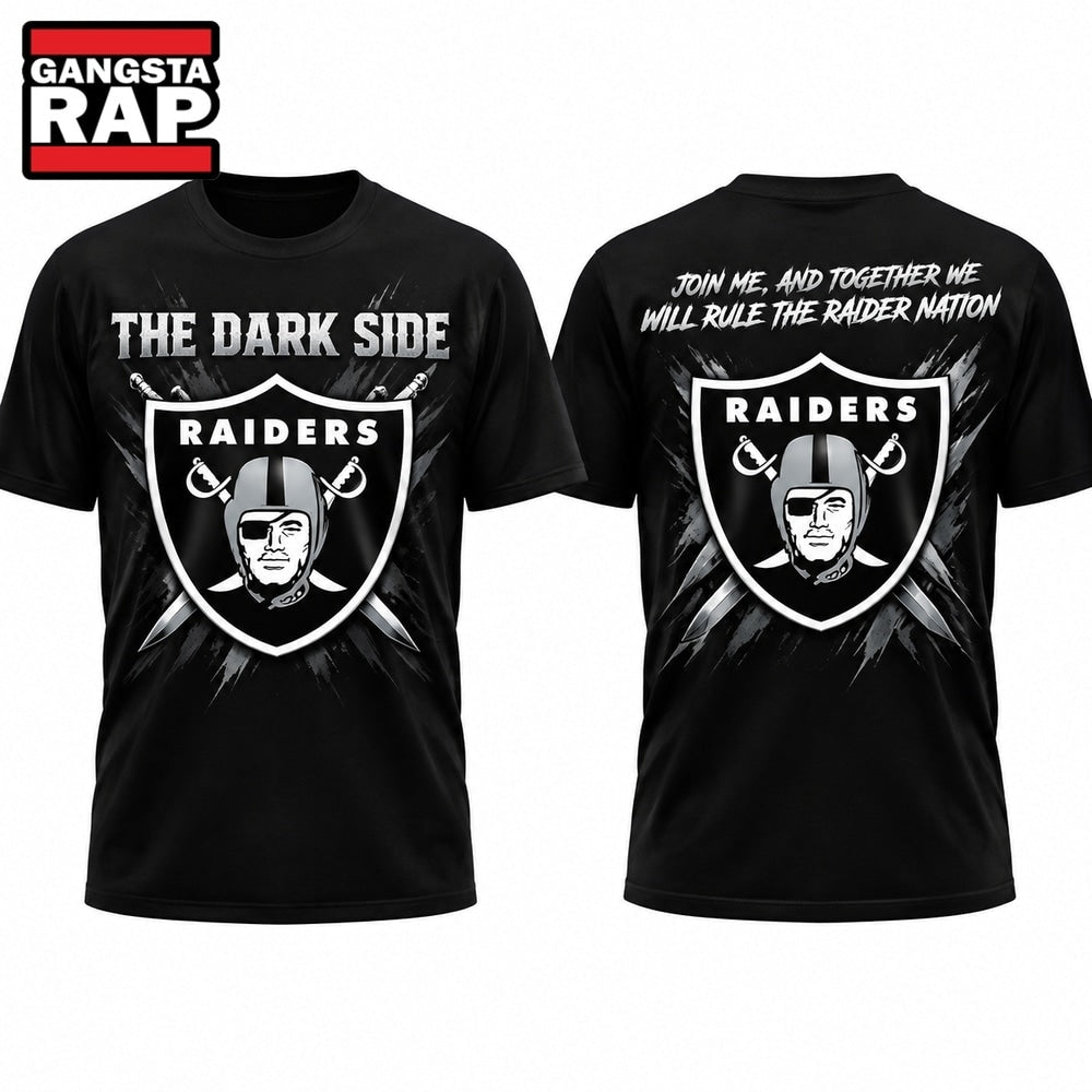Las Vegas Raiders The Dark Side Dark Raiders 2026 Special New T Shirt