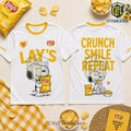 Lay’s x Snoopy White Crunch Smile Repeat T-Shirt