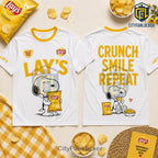 Lay’s x Snoopy White Crunch Smile Repeat T-Shirt