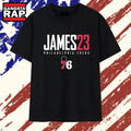 LeBron James 23 Philadelphia 76ers Distressed NBA T Shirt , Vintage Trending Shirt