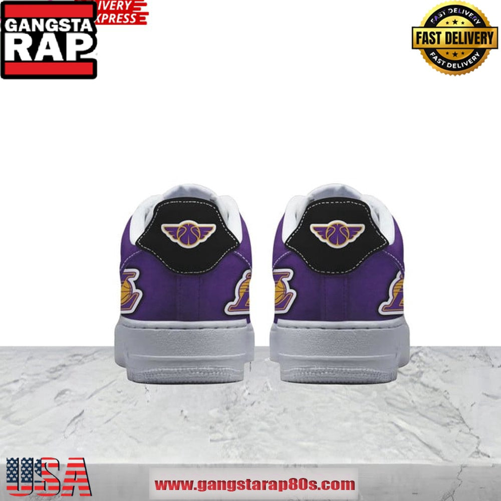 LeBron James Los Angeles Lakers Air Force 1 Sneakers Shoes