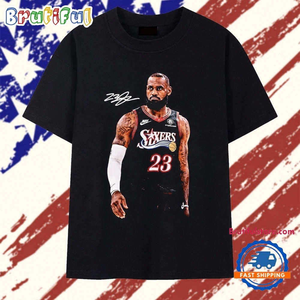 Lebron James Philadelphia 76ers The Final Act T Shirt