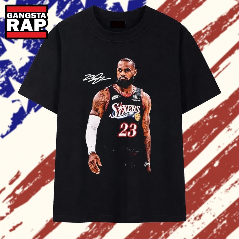 Lebron James Philadelphia 76ers The Final Act T Shirt