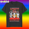Legend Payton And Mcmichael Bear Thank You For The Memories T Shirt