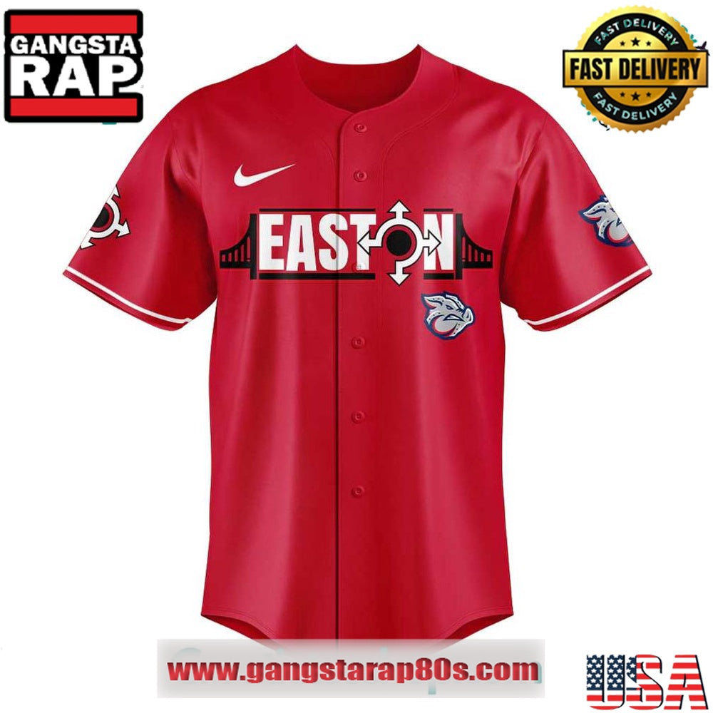 Lehigh Valley IronPigs Eastonthemed Special Baseball Jersey Shirt