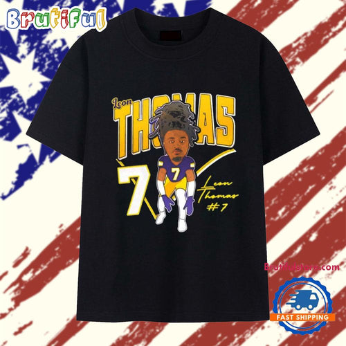 Leon Thomas Charleston Southern Buccaneers Caricature T Shirt