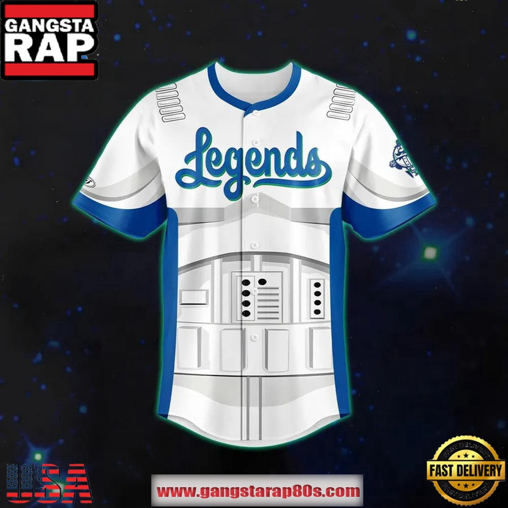 Lexington Legends x Star Wars Limited Edition Custom Baseball Jersey Shirt