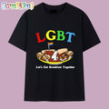 Lgbt Let’s Get Breakfast Together Flag T Shirt