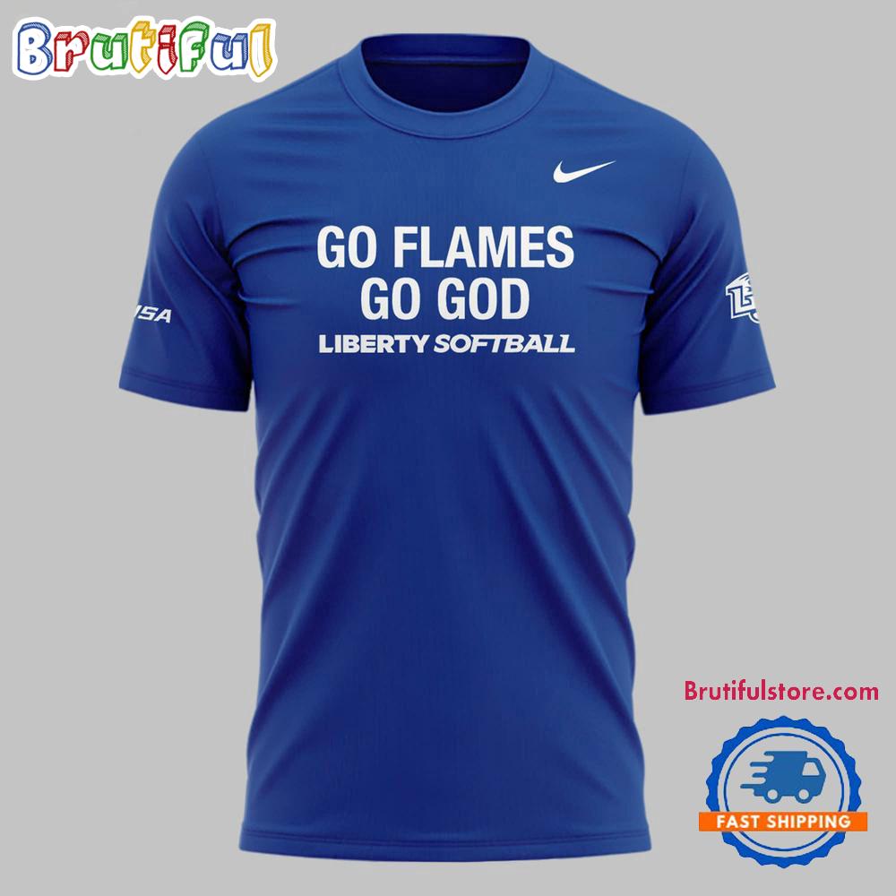 Liberty Flames Go Flames Go God Blue 3D Shirt