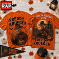 Life Is Scarier With Freddy Krueger Halloween 2026 3D Shirt , Music Trend Shirt