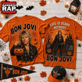 Life Is Scary Without Bon Jovi Halloween 2026 3D Shirt , Music Trending 3D Shirt