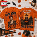 Life Is Scary Without David Bowie Halloween 2026 3D Shirt , Music Trending 3D Shirt