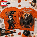 Life Is Scary Without Ghost Band Halloween 2026 3D Shirt , Music Trending 3D Shirt