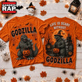 Life Is Scary Without Godzilla Halloween 2026 3D Shirt , Music Trending 3D Shirt