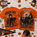 Life Is Scary Without Green Day Halloween 2026 3D Shirt , Music Trend Shirt