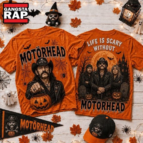 Life Is Scary Without Motörhead Halloween 2026 3D Shirt , Music Trending 3D Shirt