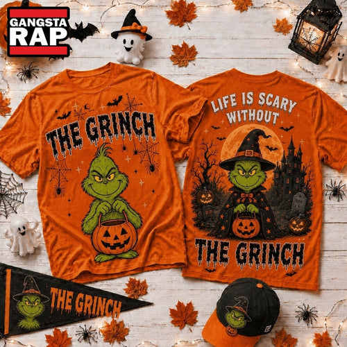 Life Is Scary Without The Grinch Halloween 2026 3D Shirt , Music Trending 3D Shirt