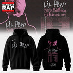 Lil Peep 30th Birthday Celebration Limited Edition Signature Black Hoodie T-Shirt