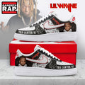 Lil Wayne Tha Carter VI Black & Red Hip Hop Graphic Air Force 1 Shoes Sneakers, Music Air Force 1 Shoes