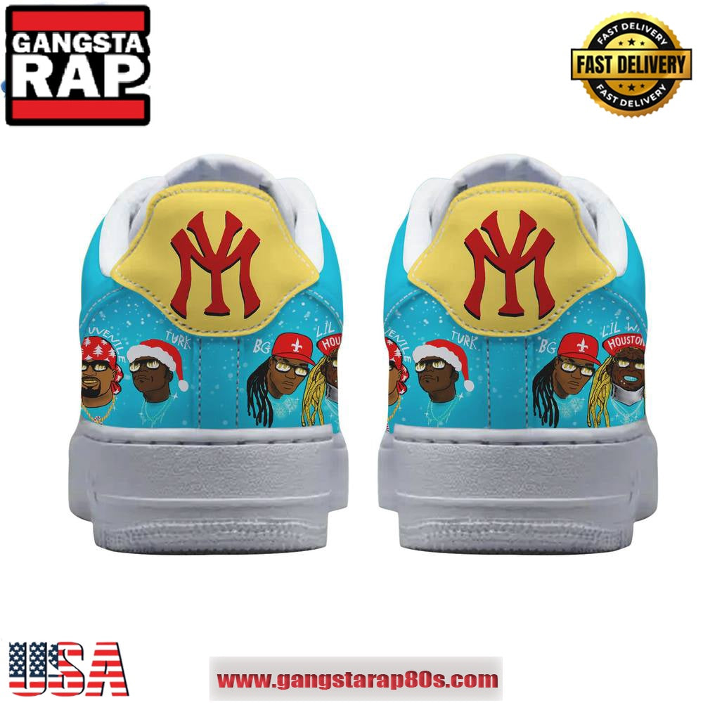 Lil Wayne Weezyana Fest 504 Limited Edition Air Force 1 Running Sneakers Shoes
