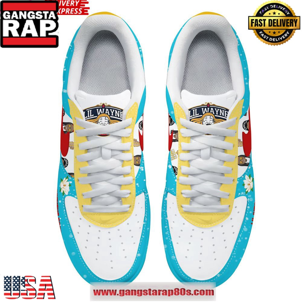 Lil Wayne Weezyana Fest Limited Edition Air Force 1 Shoes Running Sneakers