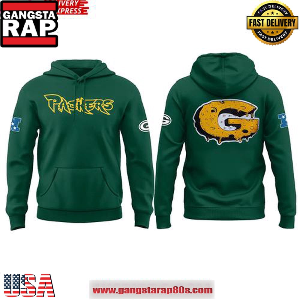 Lil Wayne x Mitchell & Ness x Packers Official Green NFL Unisex Hoodie