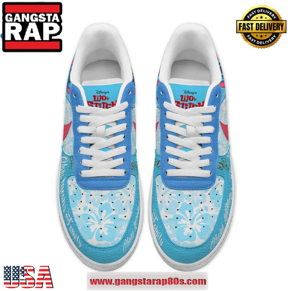 Lilo And Stitch Family Limited Edition Air Force 1 Running Sneakers Shoes