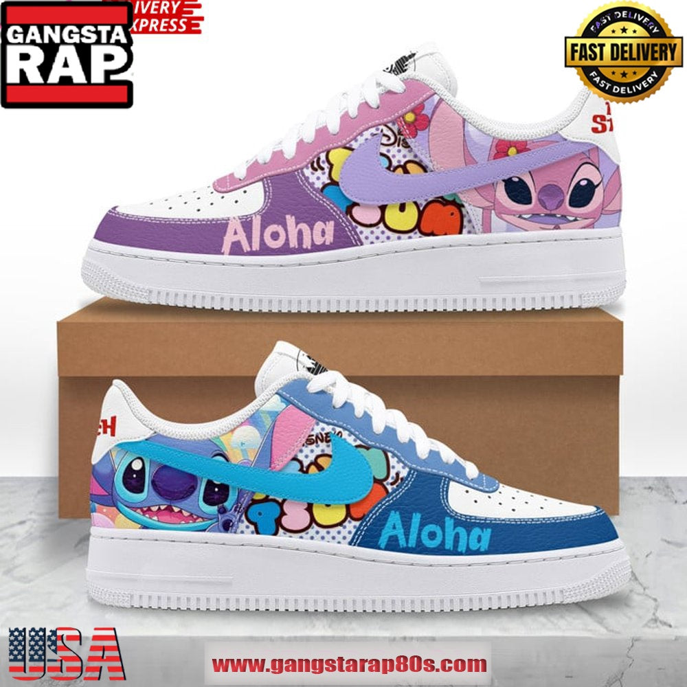 Lilo & Stitch Limited Edition Air Force 1 Sneakers Shoes
