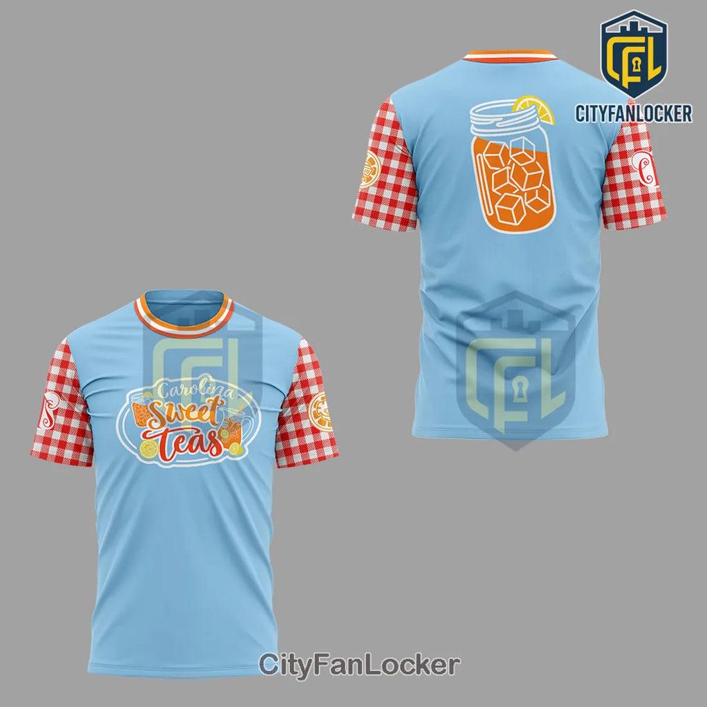Limited Edition Carolina Sweet Teas Baseball Gingham Hoodie