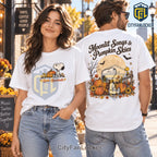 Linda Ronstadt Snoopy Pumpkin Skies Autumn T-Shirt
