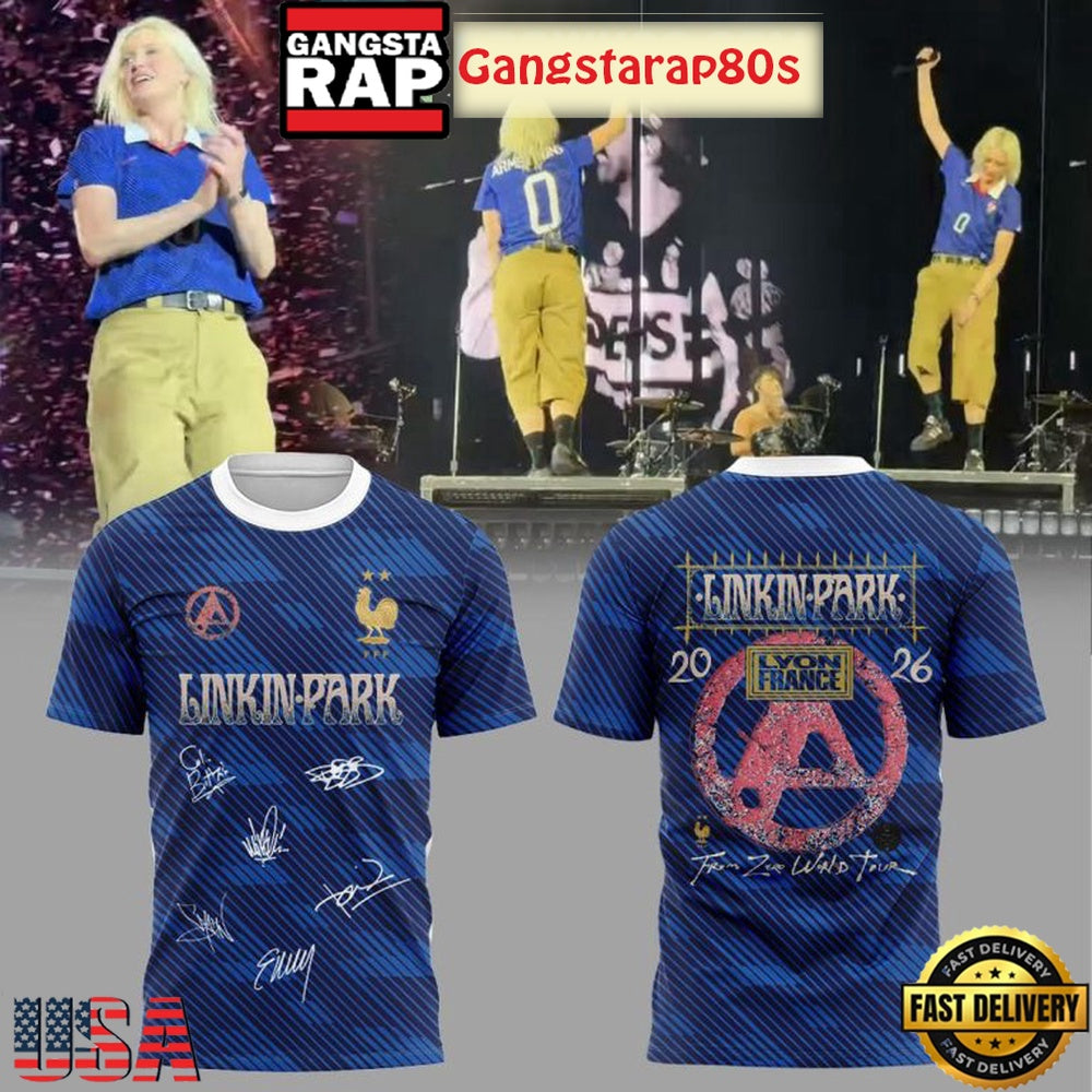 Linkin Park x France 2026 From Zero World Tour T Shirt