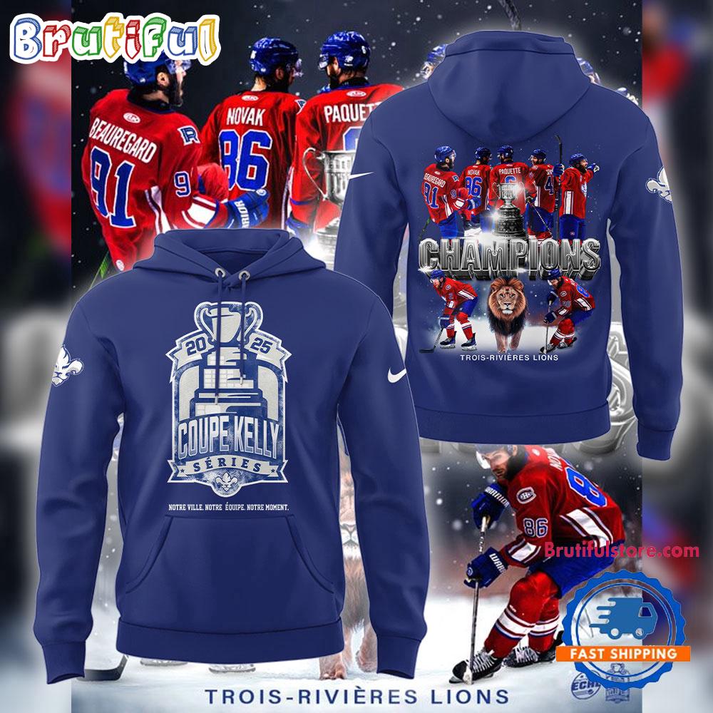 Trois-Rivieres Lions Champions 2025 3D Printed Hoodie