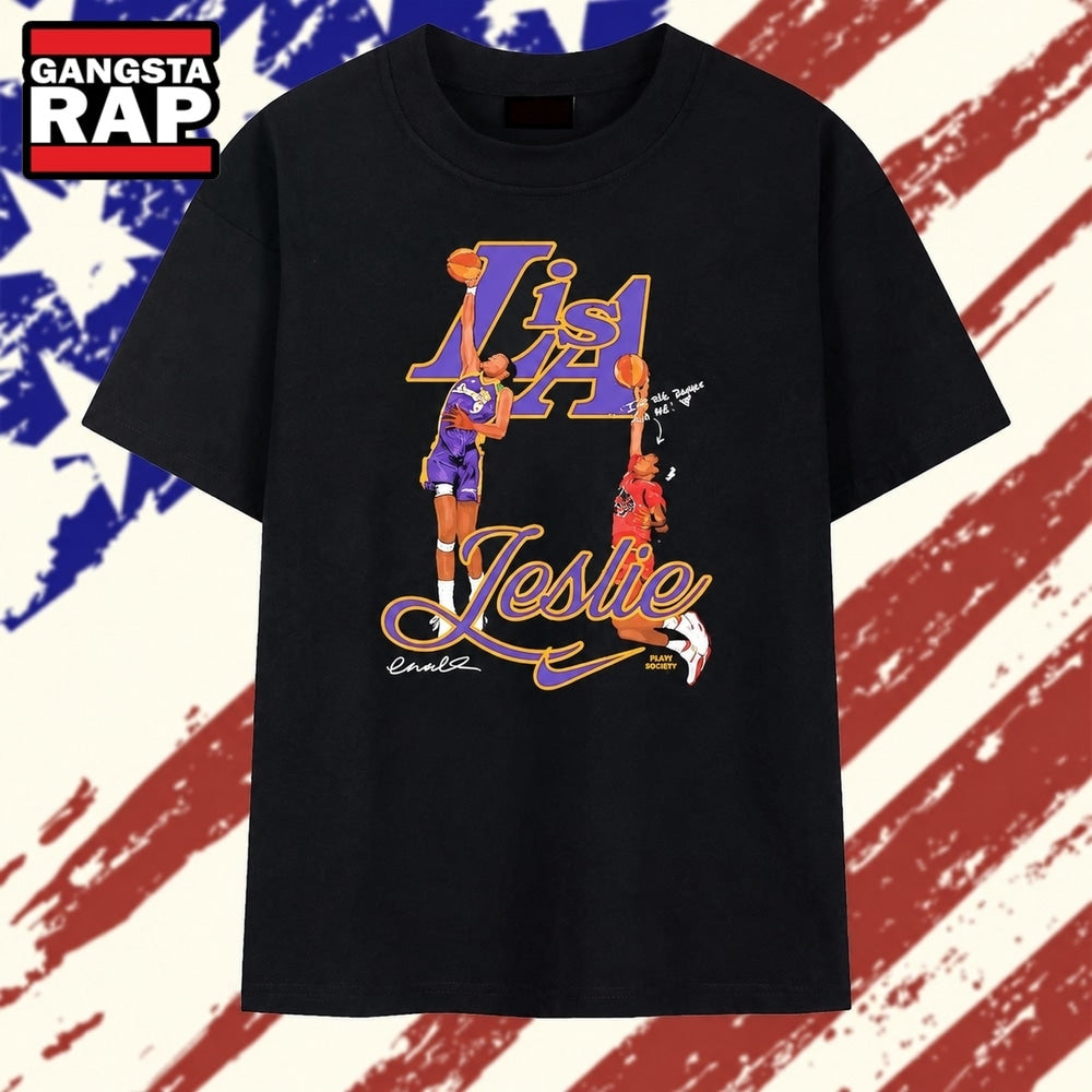 Lisa Leslie LA Sparks and Monarchs It’s the Bangs for Me T Shirt