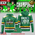 London Knights OHL Back-to-Back Champions 2024 - 2025 Green Unisex Hoodie