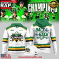 London Knights OHL Back-to-Back Champions 2024 - 2025 White Unisex Hoodie