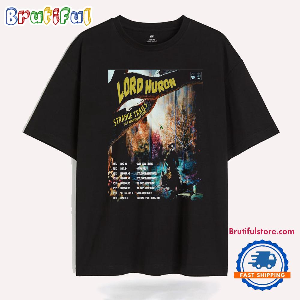 Lord Huron Strange Trails 10Th Anniversary Tour Jun 2025 T Shirt