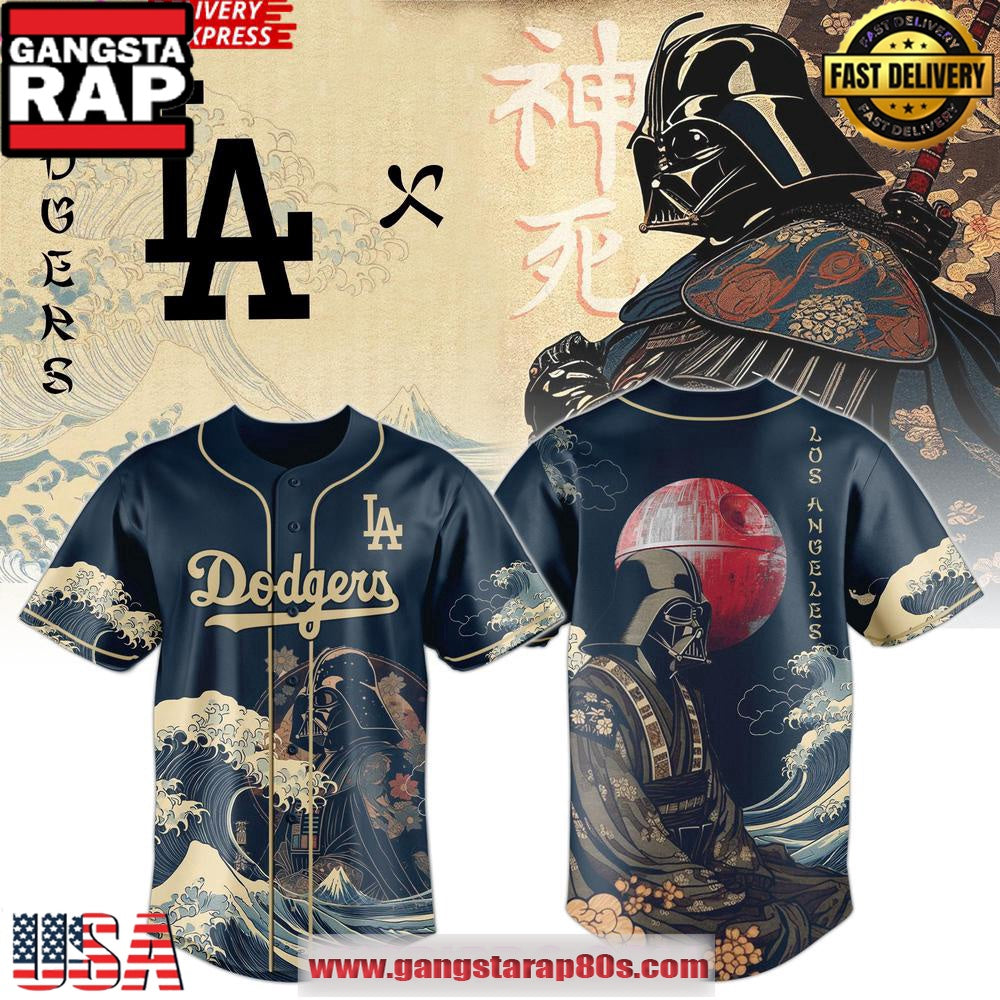 Lord Vader x Los Angeles Dodgers 2025 Unique Design Baseball Jersey Shirt