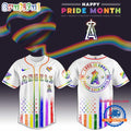 Los Angeles Angels 2025 Happy Pride Month Limited Edition Baseball Jersey