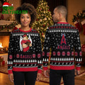 Los Angeles Angels Baseball Angel Character Snowflake Ugly Christmas Sweater