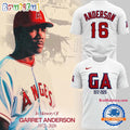 Los Angeles Angels Garret Anderson Tribute Limited Edition T Shirt